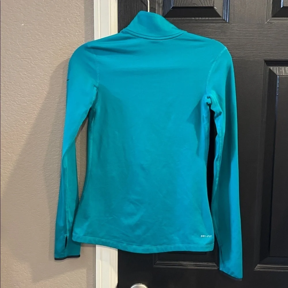 Nike Women's Aqua Half-Zip Sweatshirt